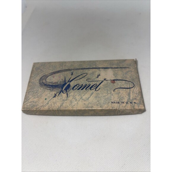 Vintage Comet Fountain Pen 14kt gold Fine nib, Pencil & Pen Set in Box - Picture 4 of 10